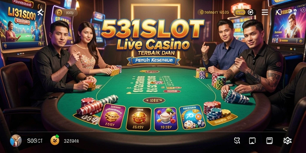 Tampilan gameplay Live Casino di 531SLOT yang menarik dan interaktif.