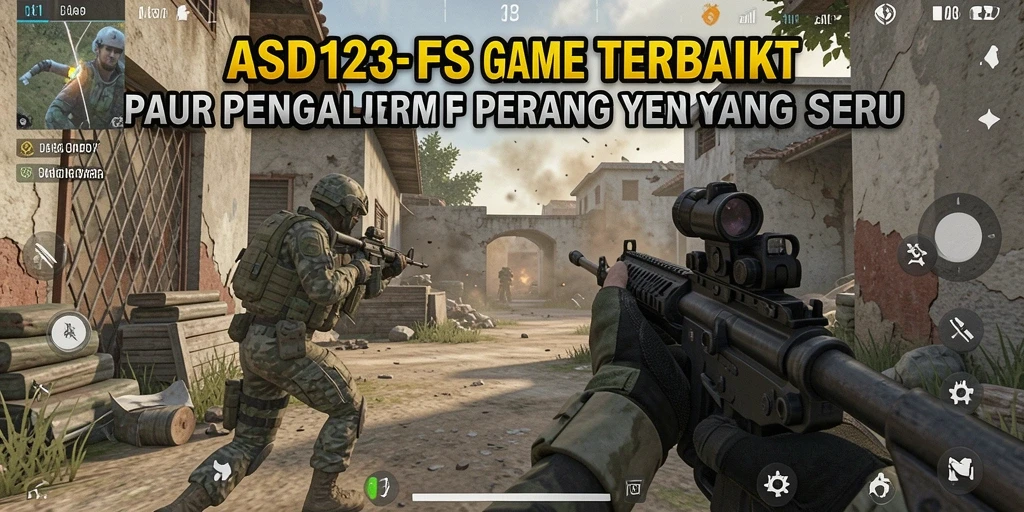Gameplay seru dengan aksi tembak-menembak yang intens di ASD123.