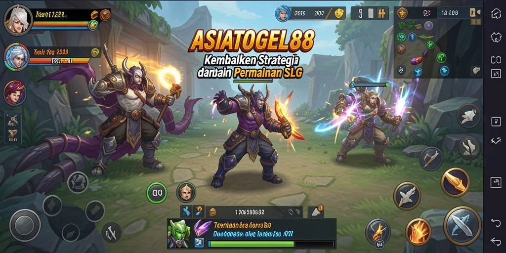 Tampilan gameplay menakjubkan di ASIATOGEL88 dengan grafis yang detail.