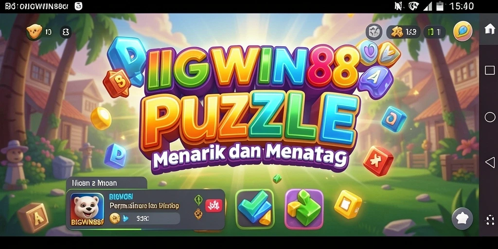 Screenshot utama BIGWIN88 menampilkan gameplay Puzzle yang mengasyikkan.