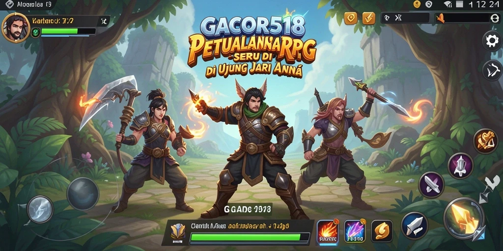 Screenshot gameplay GACOR518 dengan karakter dan latar yang menakjubkan.