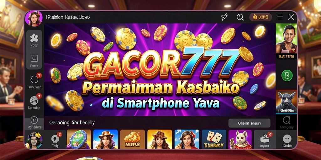 Tampilan memukau dari gameplay Kasino GACOR777.