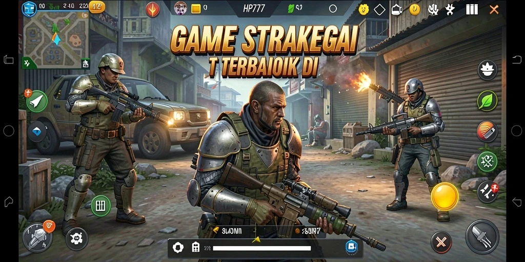 Tampilan screenshot paling menarik dari gameplay SLG HP777.