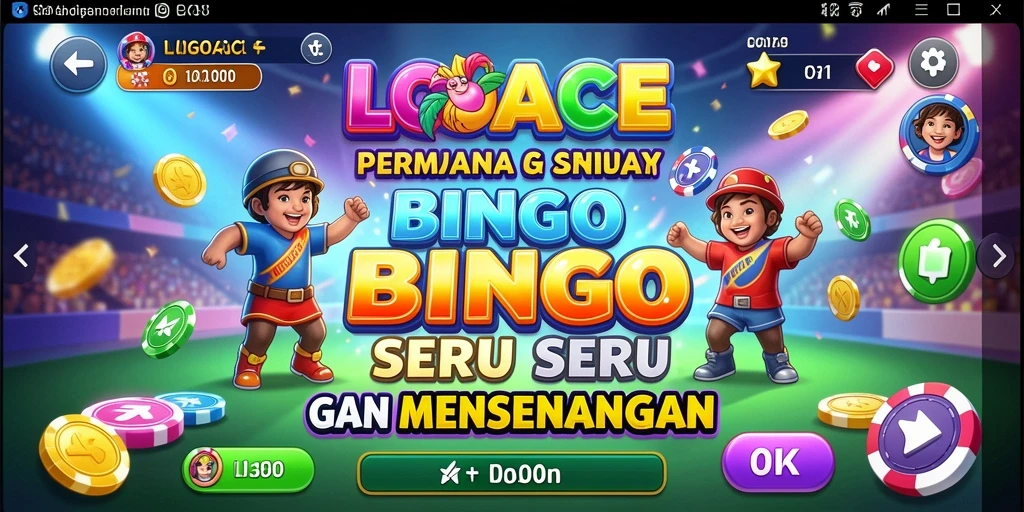 Screenshot LGOACE menampilkan gameplay Bingo yang mengasyikkan.