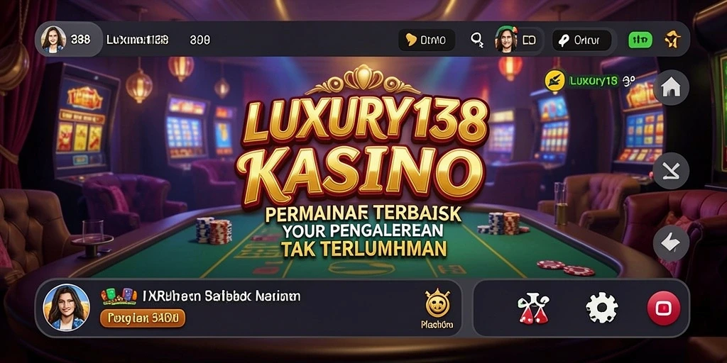 Screenshot gameplay LUXURY138 menampilkan keseruan permainan Kasino.