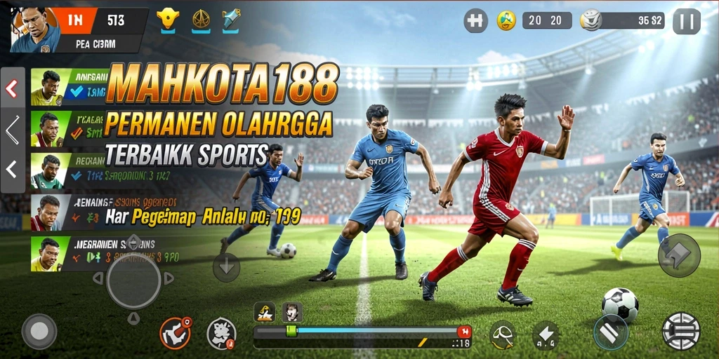 Screenshot gameplay <strong>MAHKOTA188</strong> yang menampilkan aksi seru dalam olahraga.