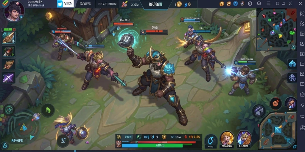 Gameplay seru dan strategis di RPVIP5.