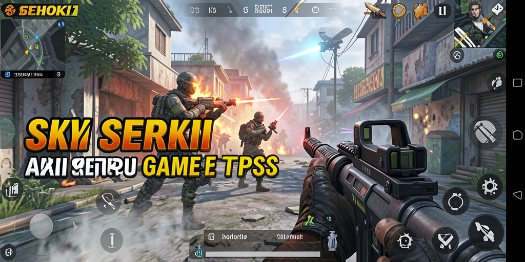 Tangkapan layar menampilkan aksi seru gameplay SEHOKI dalam mode TPS.