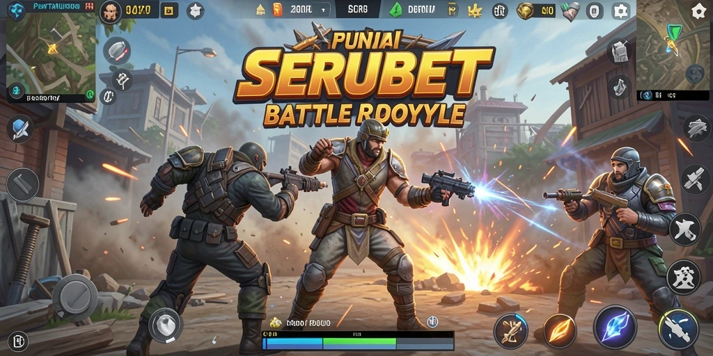 Tampilan SERUBET yang memukau dengan aksi Battle Royale yang seru.