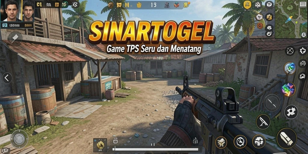 Tangkapan layar gameplay SINARTOGEL dengan aksi tembak-menembak yang seru.
