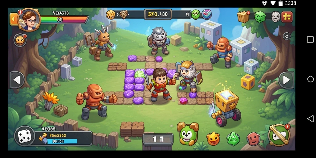 Gameplay menarik VEGAS338 dalam tantangan puzzle yang seru.
